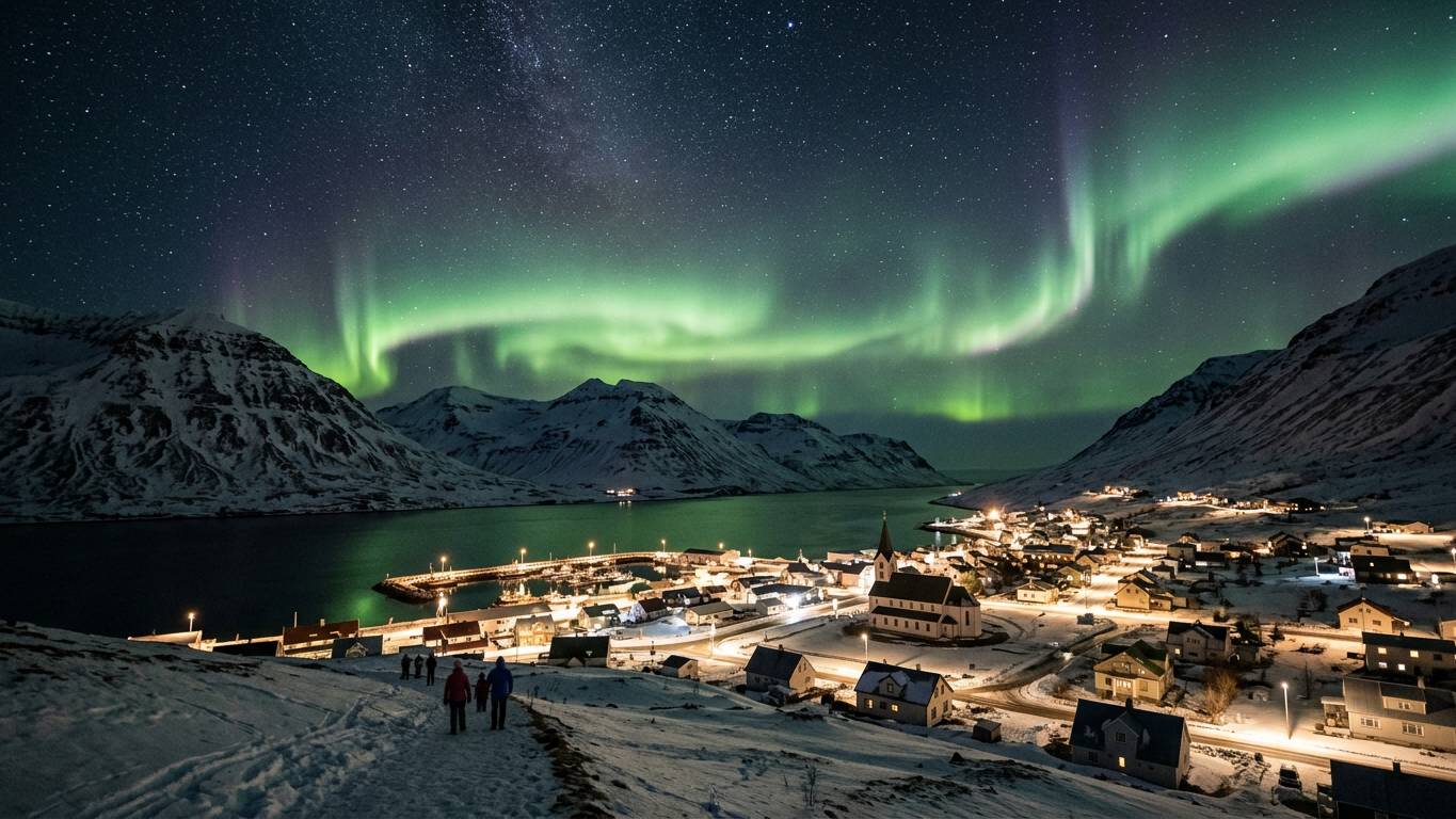 Northern Lights in Akureyri and North Iceland