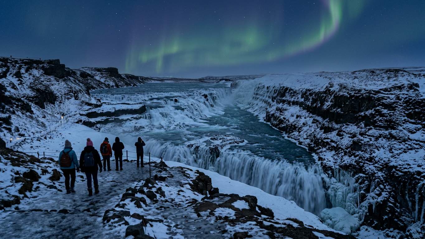 Golden Circle and Northern Lights Tour from Reykjavik