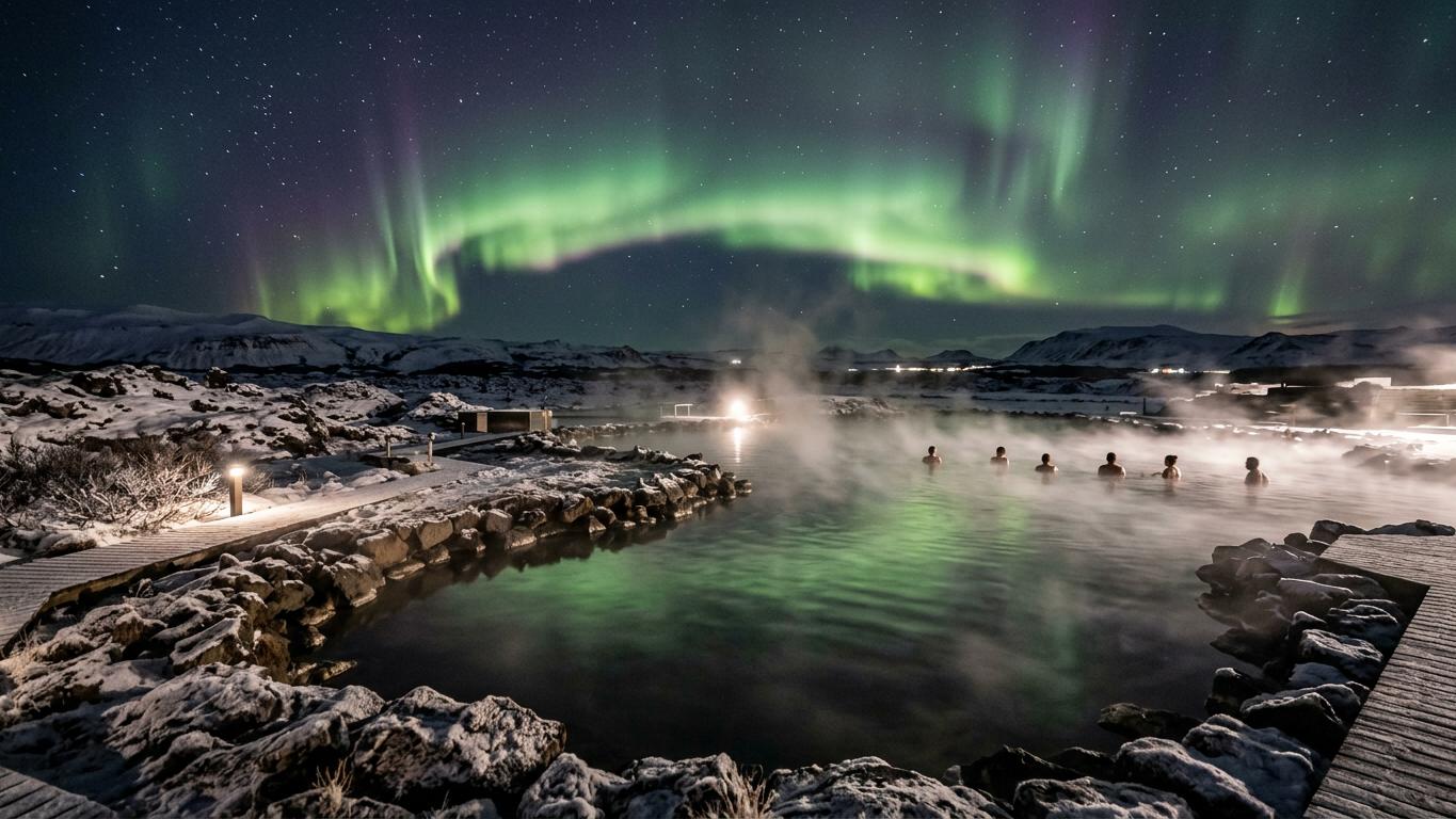 Northern Lights and Hot Springs Tours from Reykjavik