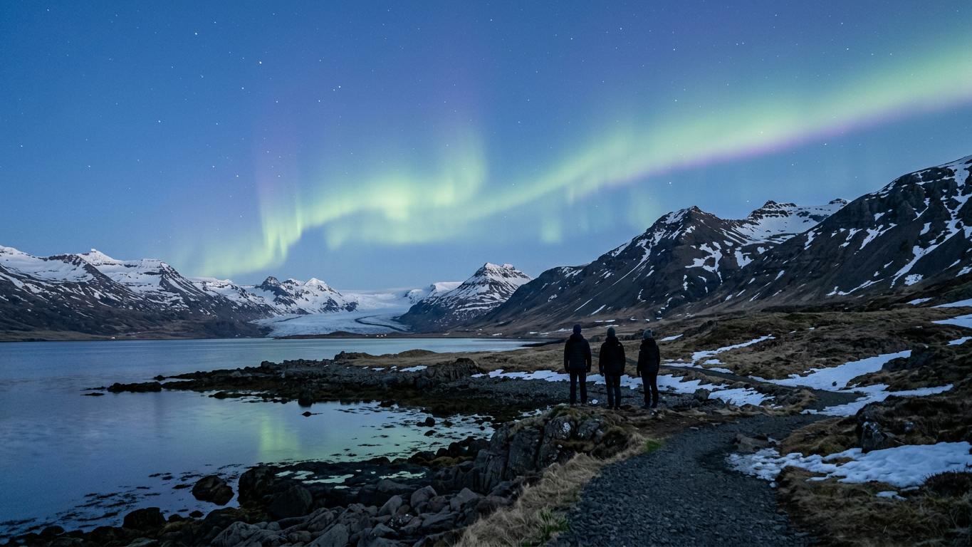 Northern Lights in Iceland in April