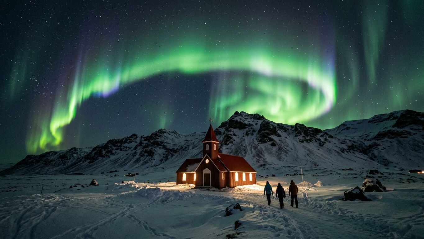 Northern Lights in Iceland in December