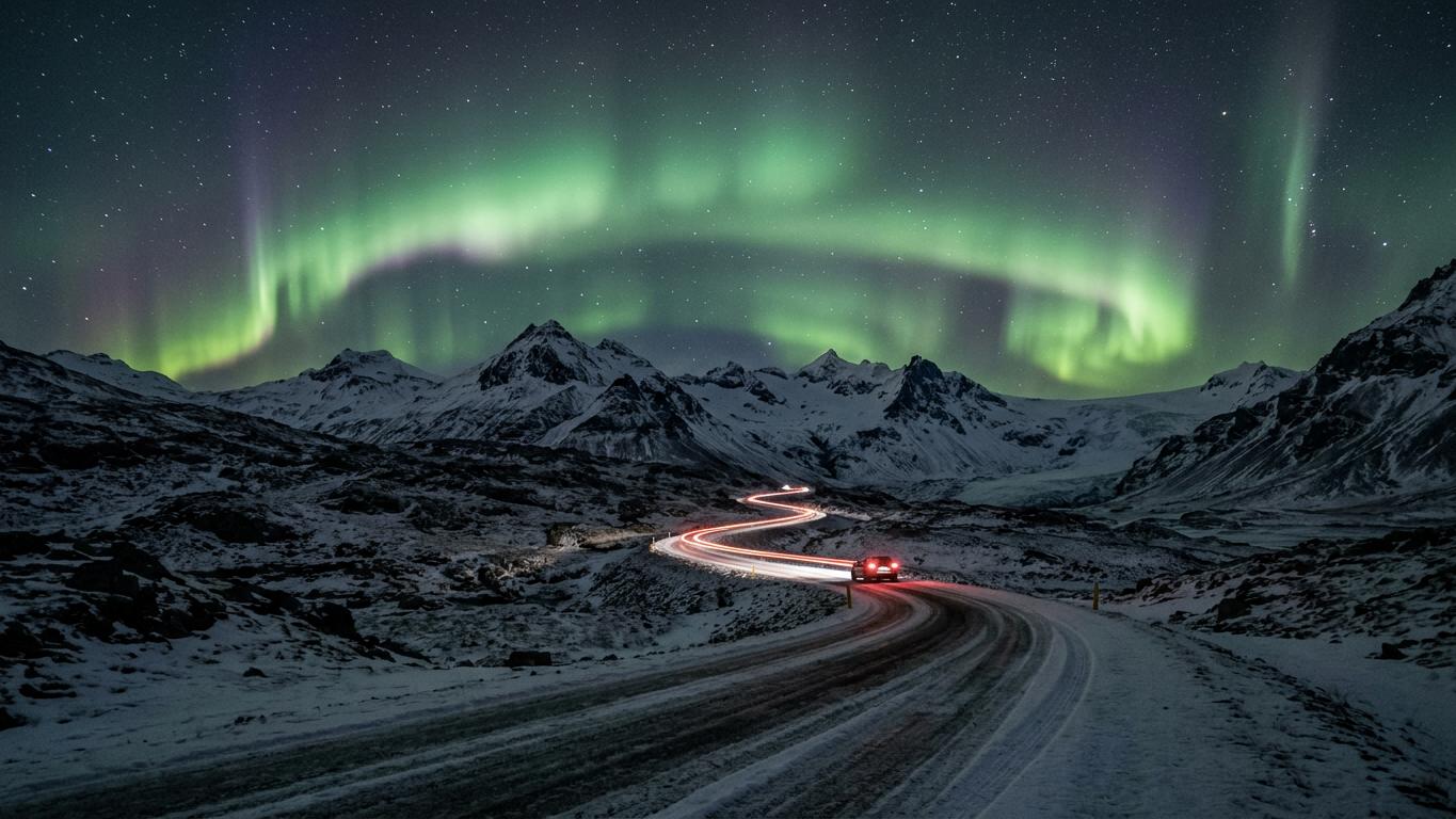 Northern Lights in Iceland in February
