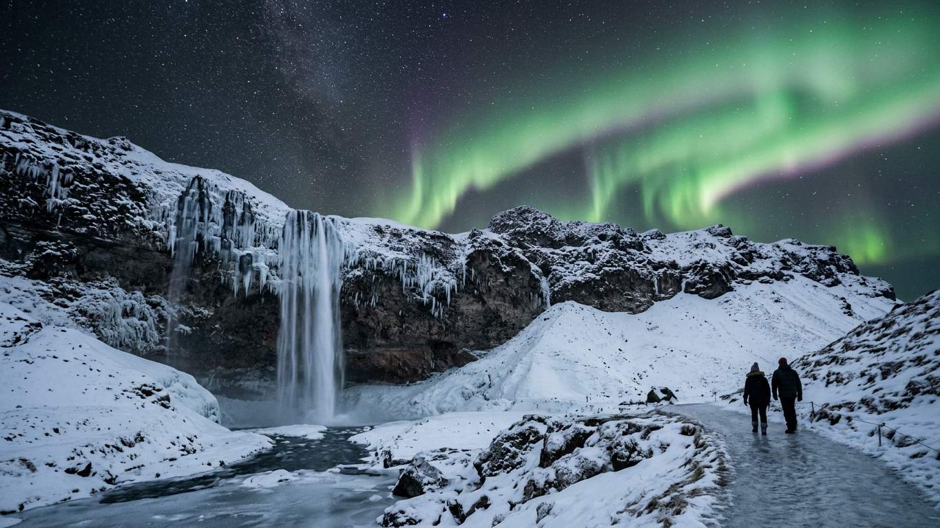 Northern Lights in Iceland in January