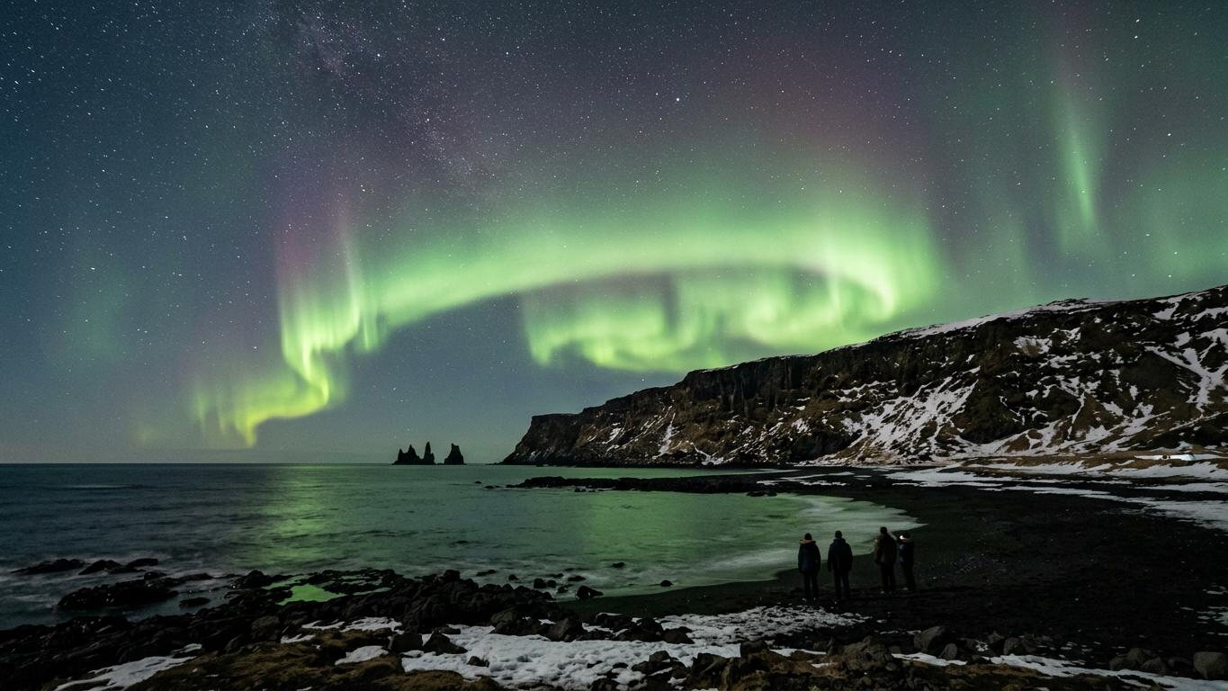 Northern Lights in Iceland in March