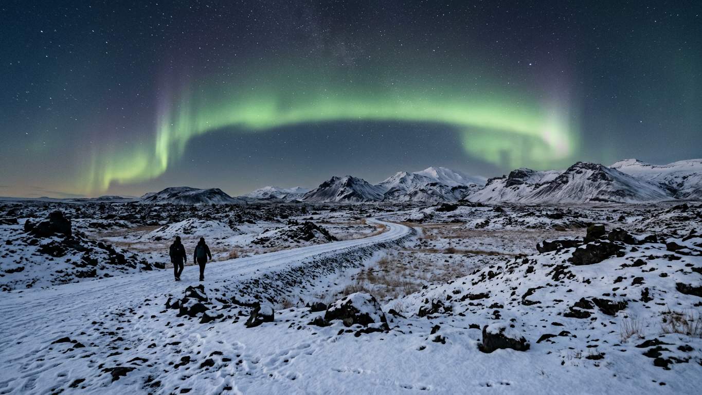 Northern Lights in Iceland in November