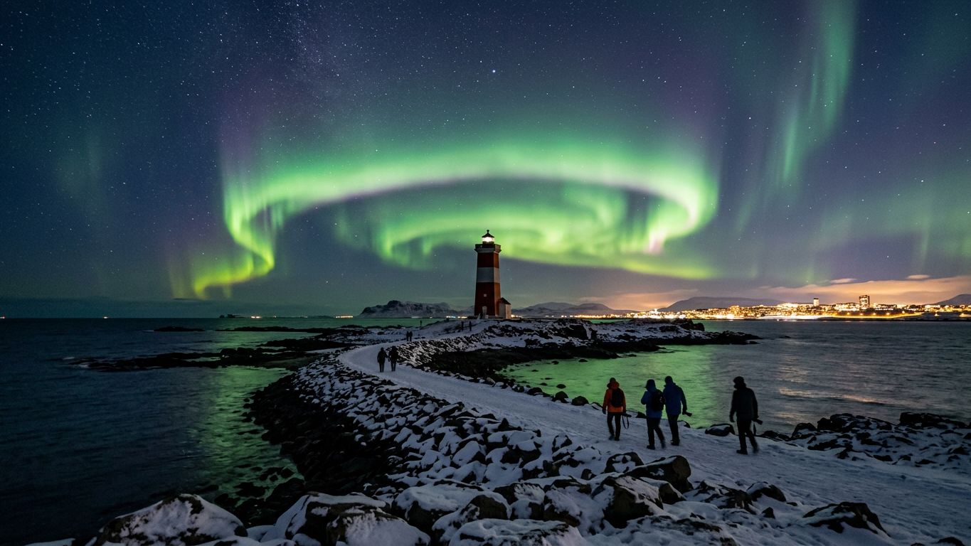 Seeing the Northern Lights in Reykjavik